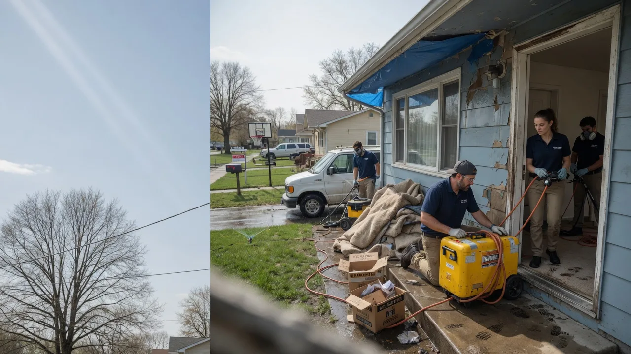 Basement Flood Cleanup in Alma, IL near me